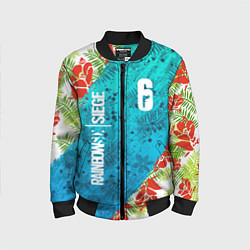 Бомбер детский Rainbow Six: Sunsplash Pack, цвет: 3D-черный