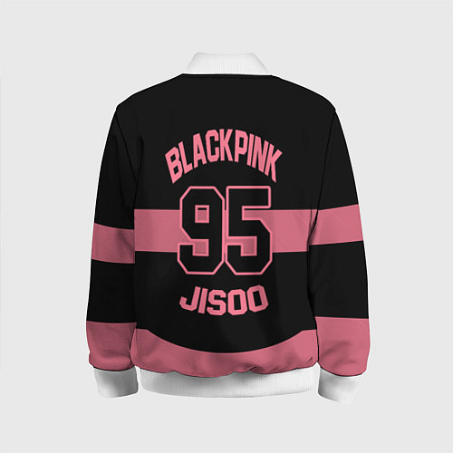 Детский бомбер Black Pink: Jisoo 95 / 3D-Белый – фото 2