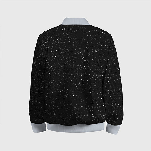 Детский бомбер TOP: Black Space / 3D-Серый – фото 2