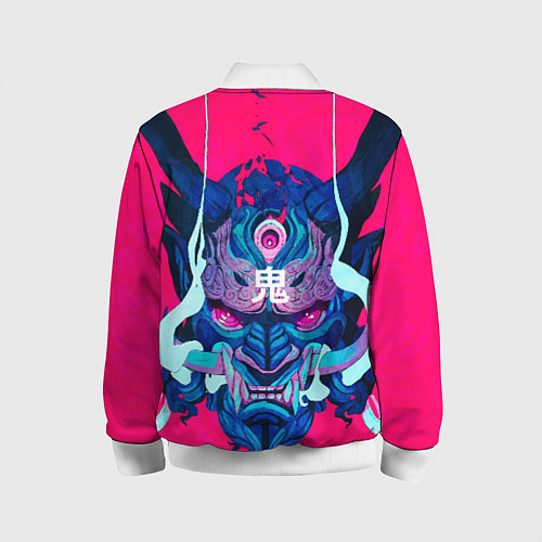 Детский бомбер Мифический зверь / 3D-Белый – фото 2