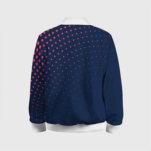 Детский бомбер CS:GO Pink Dotted / 3D-Белый – фото 2