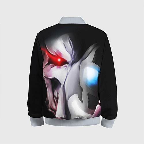 Детский бомбер Overlord - Ainz Ooal Gown / 3D-Серый – фото 2