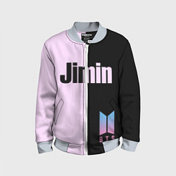 Бомбер детский BTS Jimin, цвет: 3D-серый