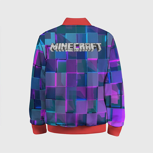 Детский бомбер Minecraft Heroes / 3D-Красный – фото 2