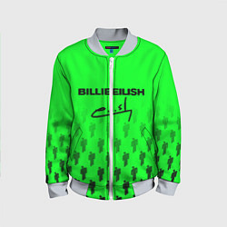 Бомбер детский Billie Eilish: Green Autograph, цвет: 3D-серый