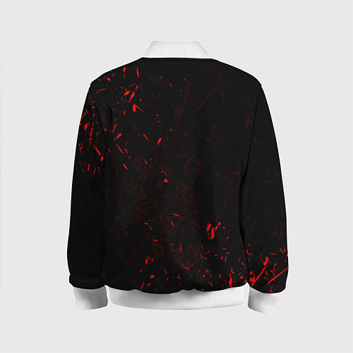 Детский бомбер АлисА / 3D-Белый – фото 2