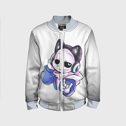 Бомбер детский UNDERTALE, цвет: 3D-серый