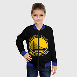 Бомбер детский GOLDEN STATE WARRIORS, цвет: 3D-синий — фото 2