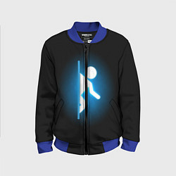 Бомбер детский Portal, цвет: 3D-синий