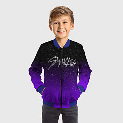 Бомбер детский STRAY KIDS, цвет: 3D-синий — фото 2