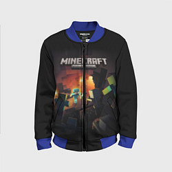 Бомбер детский MINECRAFT, цвет: 3D-синий