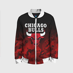 Бомбер детский CHICAGO BULLS, цвет: 3D-белый