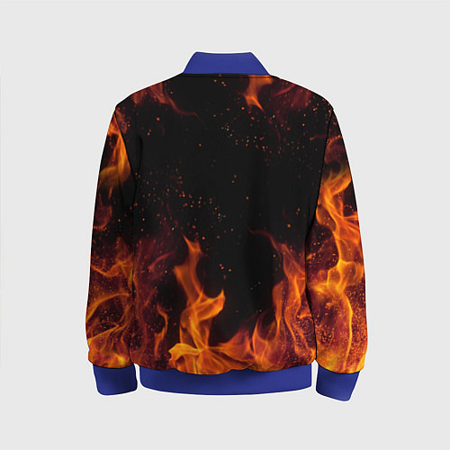 Детский бомбер KIMETSU NO YAIBA / 3D-Синий – фото 2