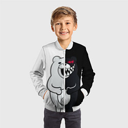 Бомбер детский MONOKUMA, цвет: 3D-белый — фото 2