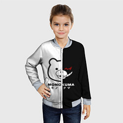 Бомбер детский Monokuma, цвет: 3D-серый — фото 2