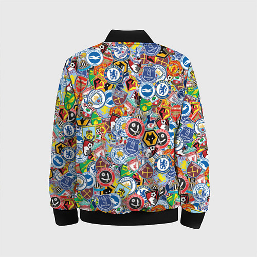 Детский бомбер Английская Премьер Лига / 3D-Черный – фото 2