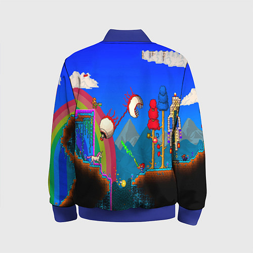 Детский бомбер TERRARIA GAME / 3D-Синий – фото 2