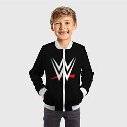Бомбер детский WWE, цвет: 3D-белый — фото 2