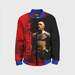 Бомбер детский Конор МакГрегор, цвет: 3D-синий