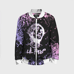 Бомбер детский LIL PEEP, цвет: 3D-белый