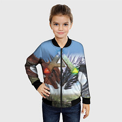 Бомбер детский Ark Survival Evolved, цвет: 3D-черный — фото 2