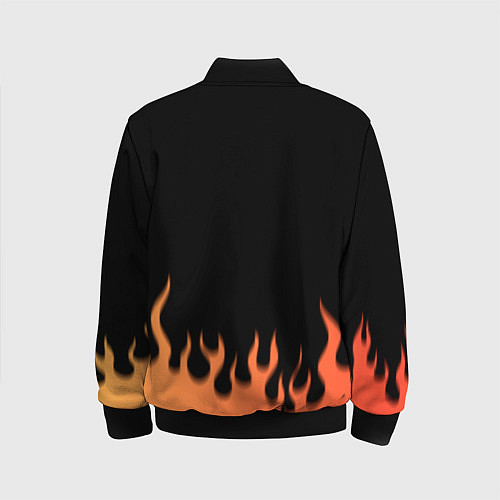 Детский бомбер ОЧЕНЬ ПРИЯТНО БОГ! / 3D-Черный – фото 2