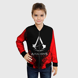 Бомбер детский Assassin’s Creed, цвет: 3D-черный — фото 2