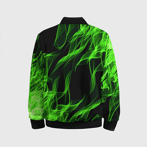 Детский бомбер TOXIC FLAME / 3D-Черный – фото 2