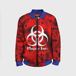 Бомбер детский PLAGUE INC, цвет: 3D-синий