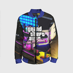 Бомбер детский GTA:VICE CITY, цвет: 3D-синий