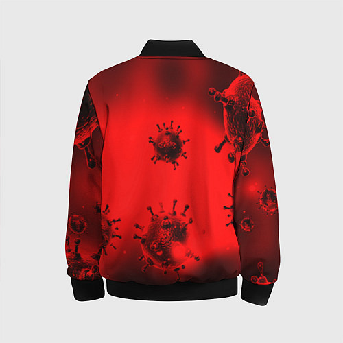 Детский бомбер PLAGUE INC / 3D-Черный – фото 2