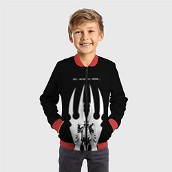 Бомбер детский Hollow Knight, цвет: 3D-красный — фото 2