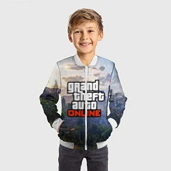 Бомбер детский GTA ONLINE, цвет: 3D-белый — фото 2