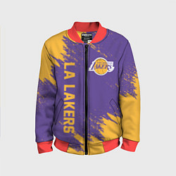 Бомбер детский LA LAKERS, цвет: 3D-красный