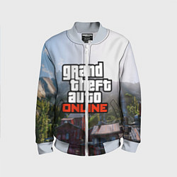 Бомбер детский GTA Online, цвет: 3D-серый