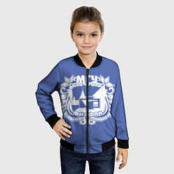 Бомбер детский Физфак МГУ, цвет: 3D-черный — фото 2