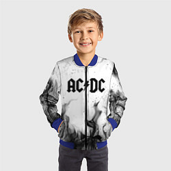Бомбер детский ACDC, цвет: 3D-синий — фото 2