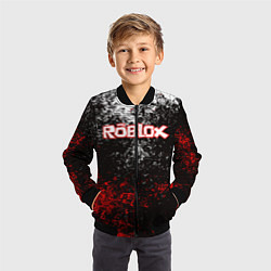 Бомбер детский ROBLOX, цвет: 3D-черный — фото 2