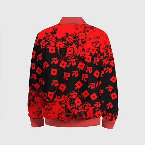 Детский бомбер Roblox / 3D-Красный – фото 2