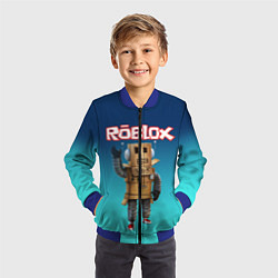 Бомбер детский ROBLOX, цвет: 3D-синий — фото 2
