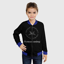 Бомбер детский Summoning, цвет: 3D-синий — фото 2