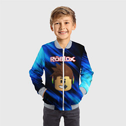 Бомбер детский ROBLOX, цвет: 3D-серый — фото 2