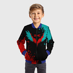 Бомбер детский DMC, цвет: 3D-синий — фото 2