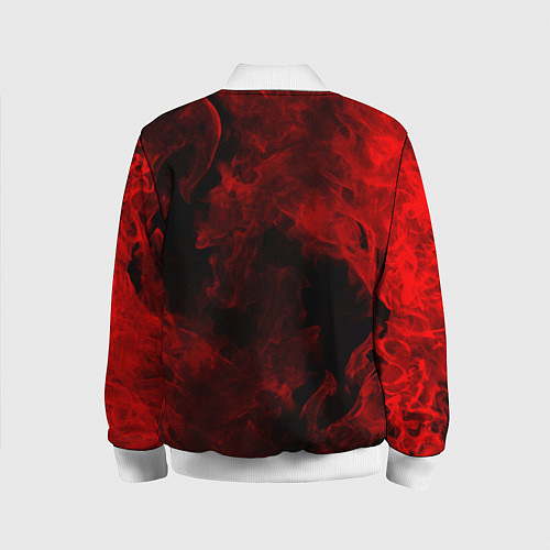 Детский бомбер МАНЧЕСТЕР ЮНАЙТЕД / 3D-Белый – фото 2