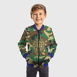 Бомбер детский Пограничные Войска, цвет: 3D-синий — фото 2