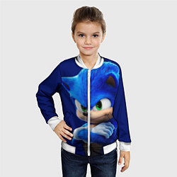 Бомбер детский SONIC, цвет: 3D-белый — фото 2