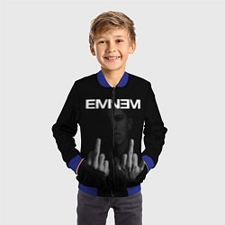 Бомбер детский EMINEM, цвет: 3D-синий — фото 2