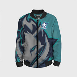 Детский бомбер Форма White wolves