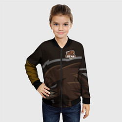 Бомбер детский Форма Bear, цвет: 3D-черный — фото 2