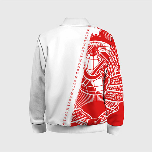 Детский бомбер СССР / 3D-Белый – фото 2